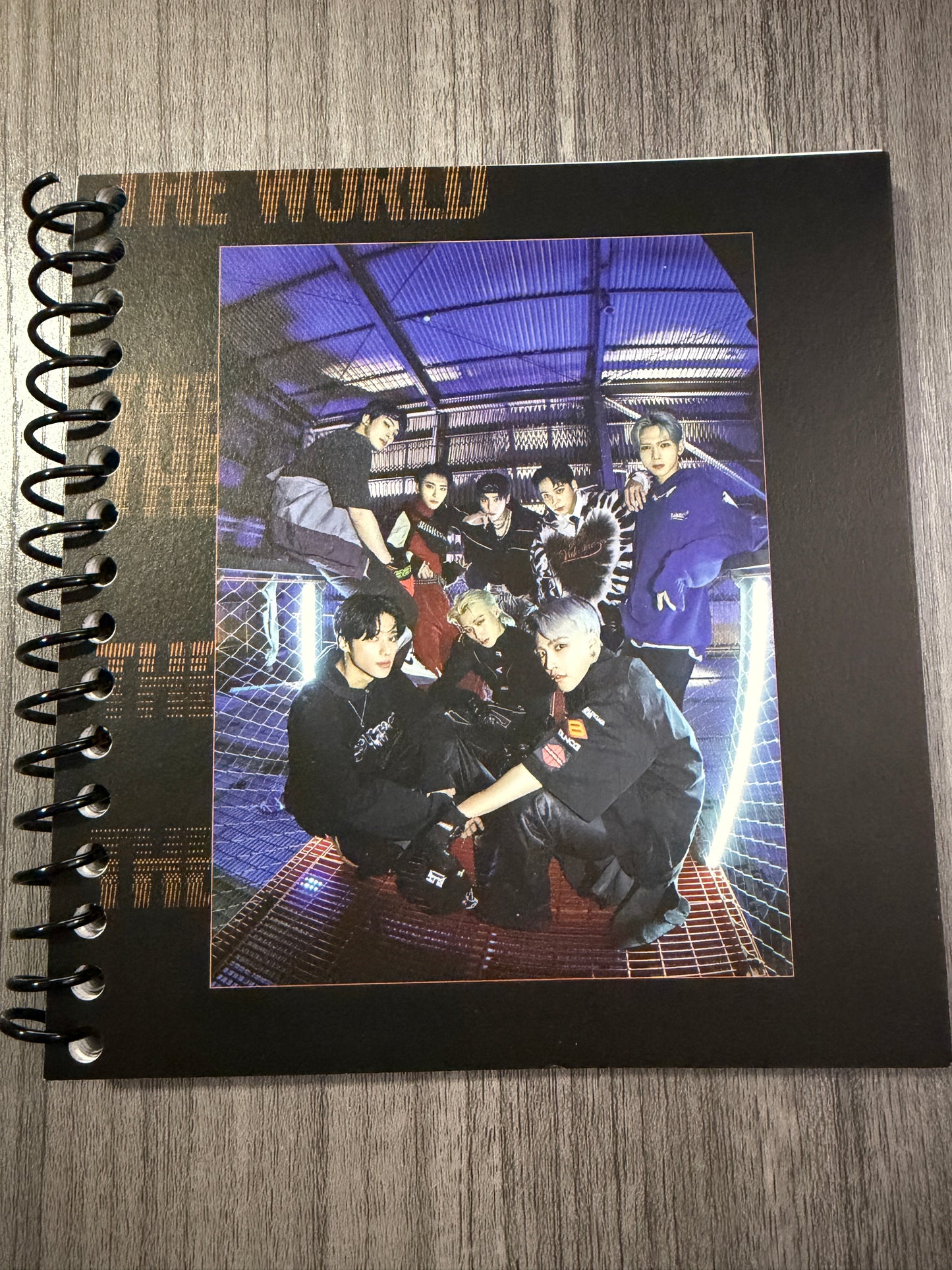 Ateez "THE WORLD" Album Notebook Ver. 1