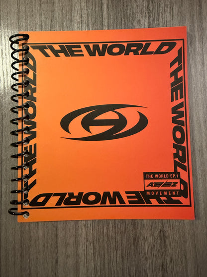 Ateez "THE WORLD" Album Notebook Ver. 2