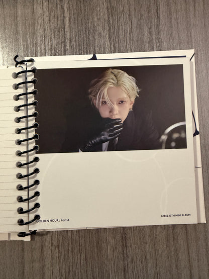 Ateez "Golden Hour: Part.4" Yeosang Digipack Notebook (Includes CD)