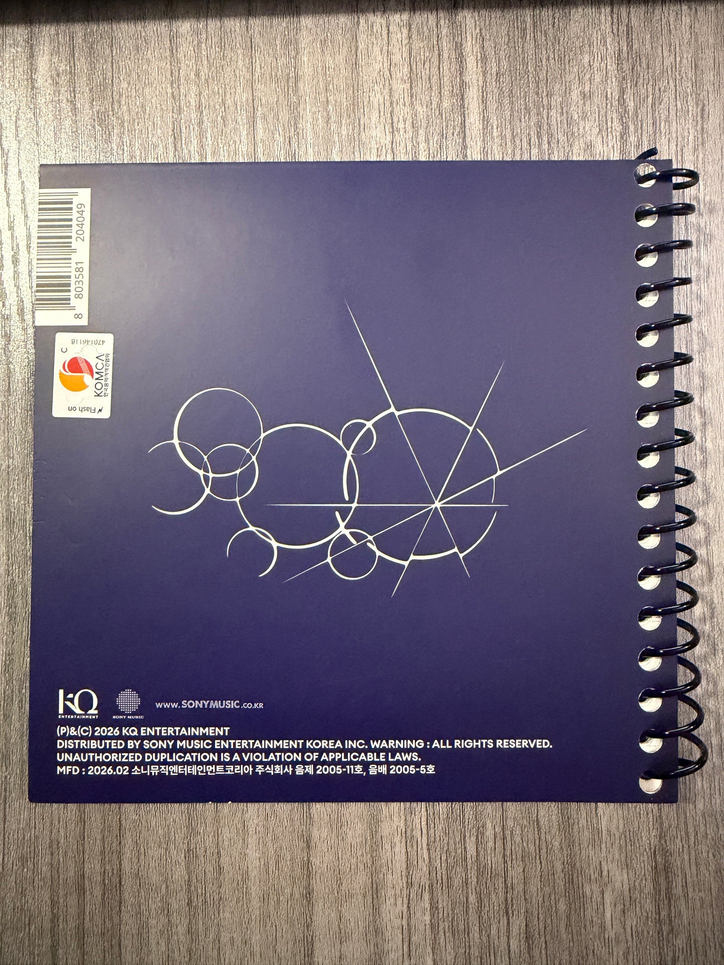 Ateez "Golden Hour: Part.4" Yeosang Digipack Notebook (Includes CD)