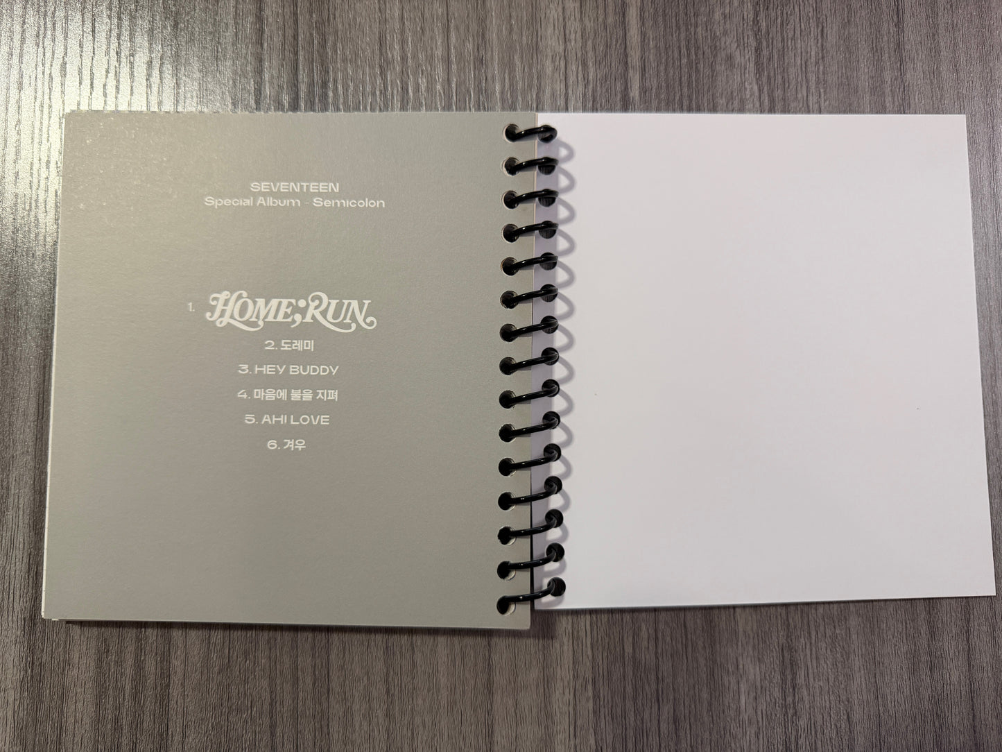 Seventeen "Semicolon" Notebook Ver. 2