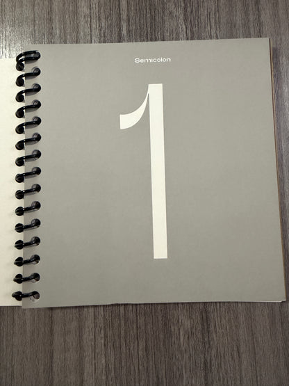 Seventeen "Semicolon" Notebook Ver. 1