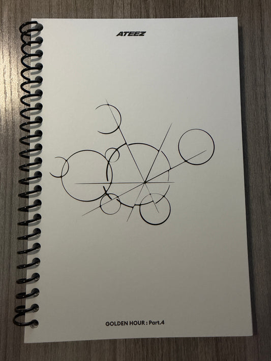 Ateez "Golden Hour: Part.4 (Z Ver.)" Notebook