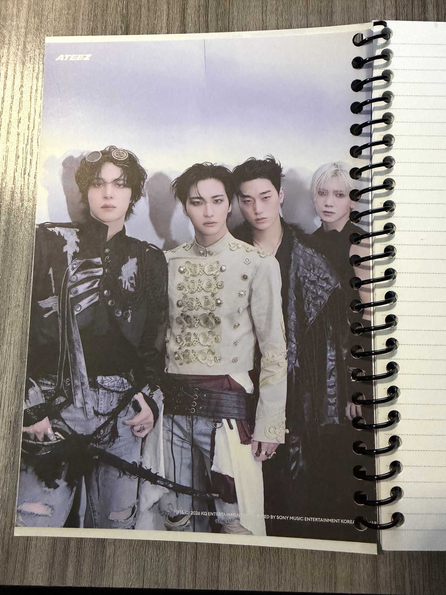 Ateez "Golden Hour: Part.4 (Z Ver.)" Notebook