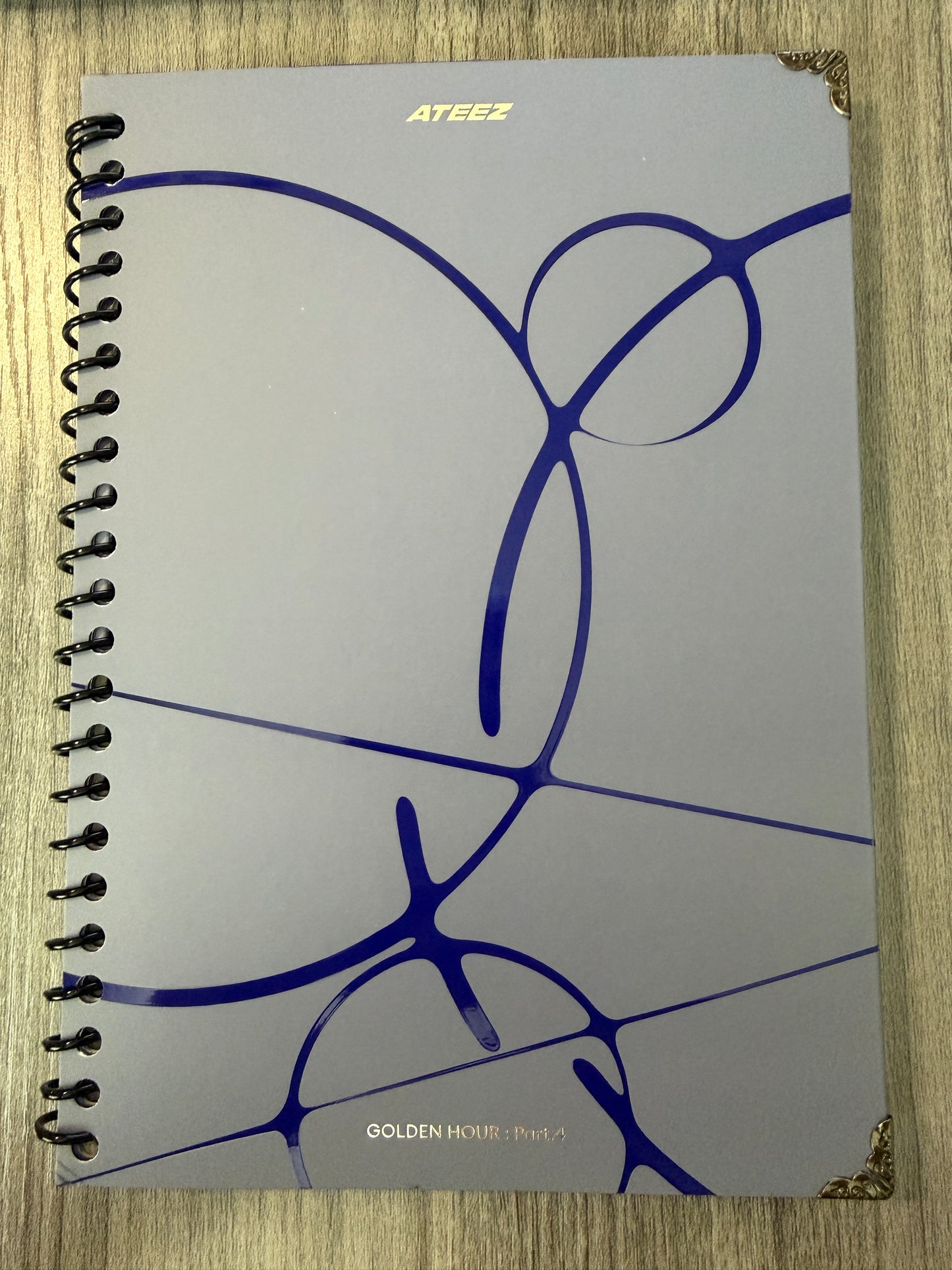 Ateez "Golden Hour: Part.4 (A Ver.)" Notebook (Includes CD)