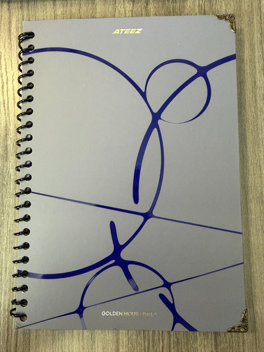 Ateez "Golden Hour: Part.4 (A Ver.)" Notebook (Includes CD)