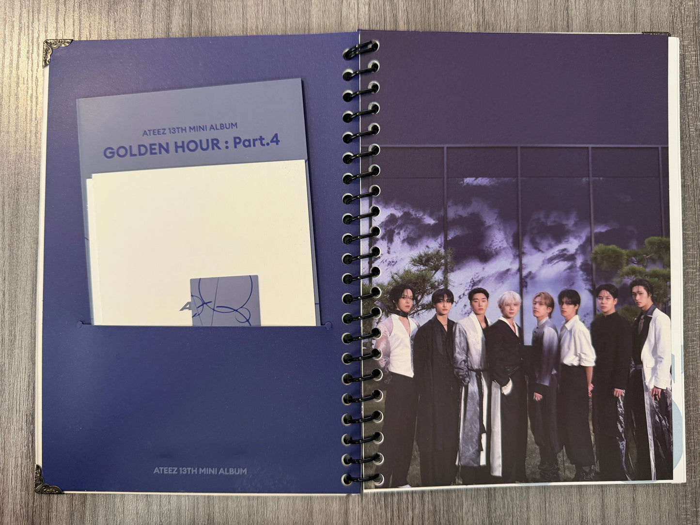 Ateez "Golden Hour: Part.4 (A Ver.)" Notebook (Includes CD)