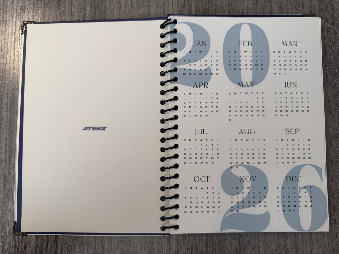 Ateez "Golden Hour: Part.4 (A Ver.)" Notebook (Includes CD)