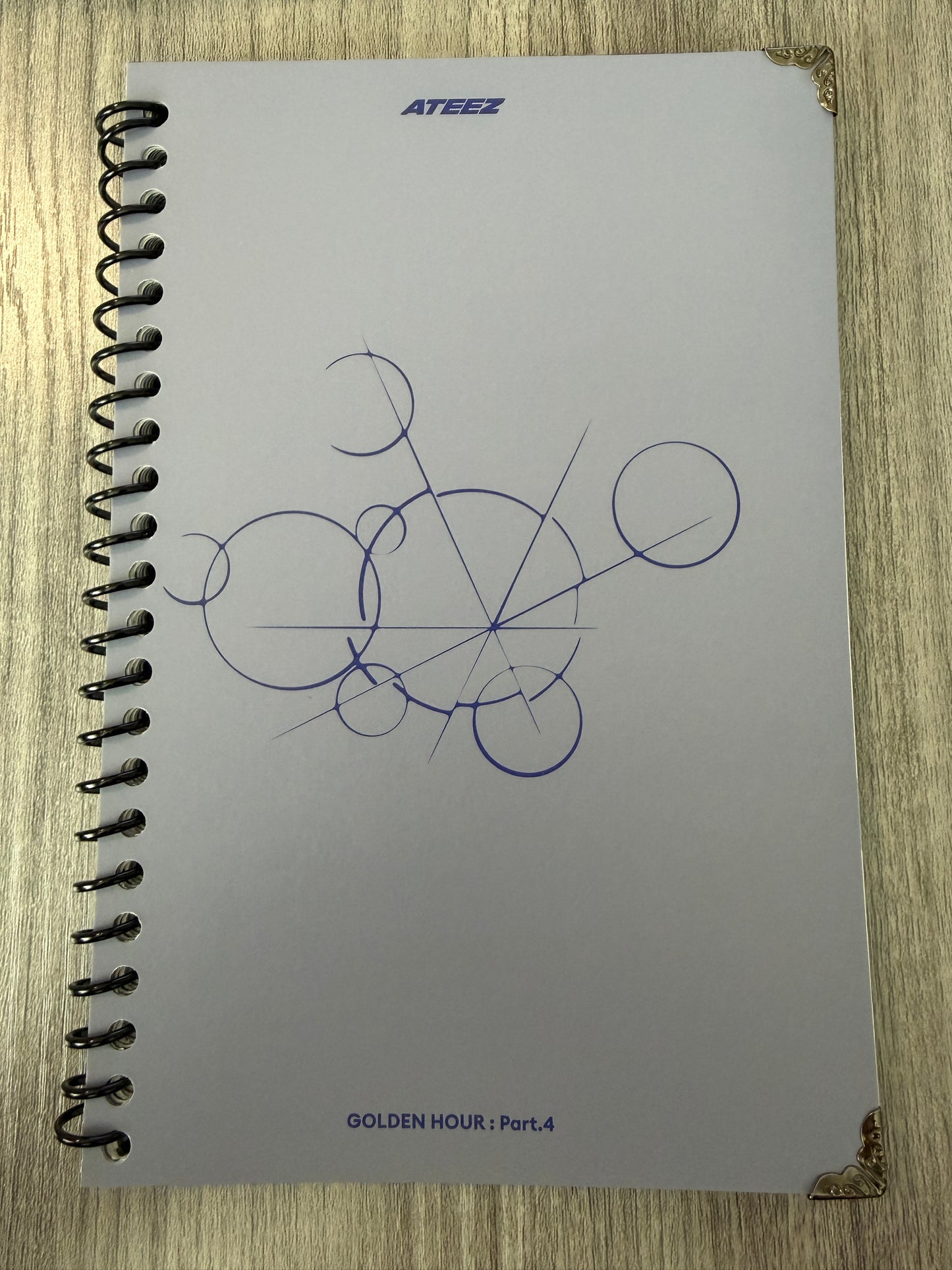 Ateez "Golden Hour: Part.4 (A Version)" 12-Month Planner