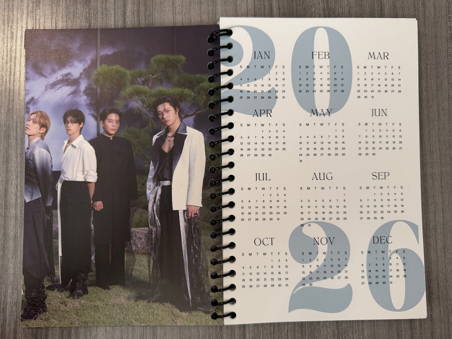 Ateez "Golden Hour: Part.4 (A Version)" 12-Month Planner