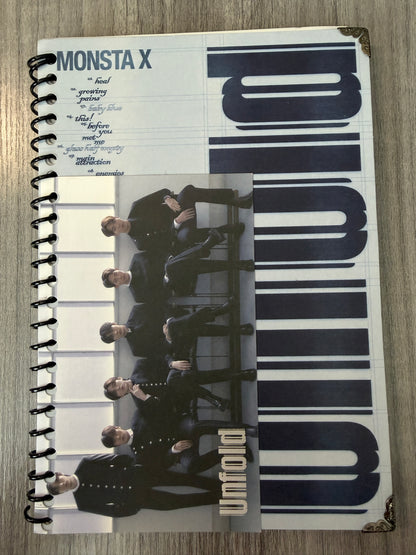 Monsta X "Unfold (HEAL Ver.)" Notebook (Includes CD)