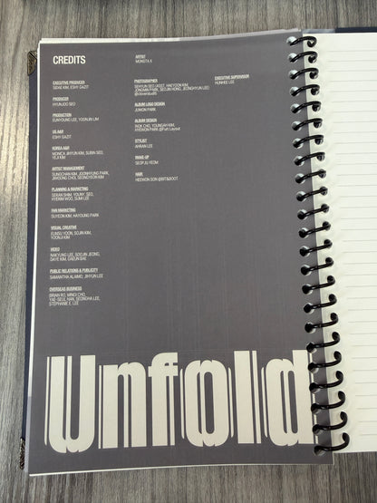Monsta X "Unfold (HEAL Ver.)" Notebook (Includes CD)