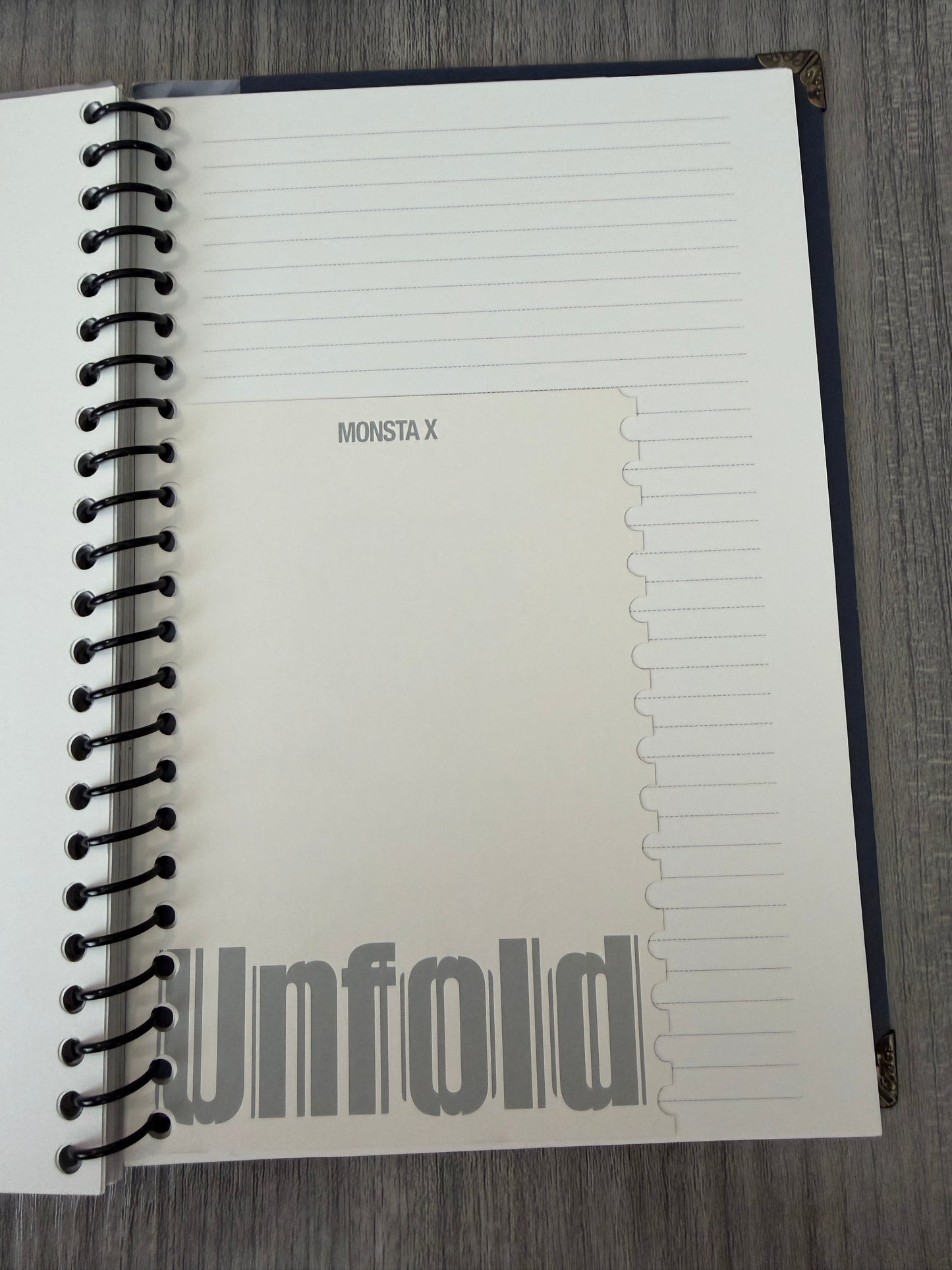 Monsta X "Unfold (HEAL Ver.)" Notebook (Includes CD)