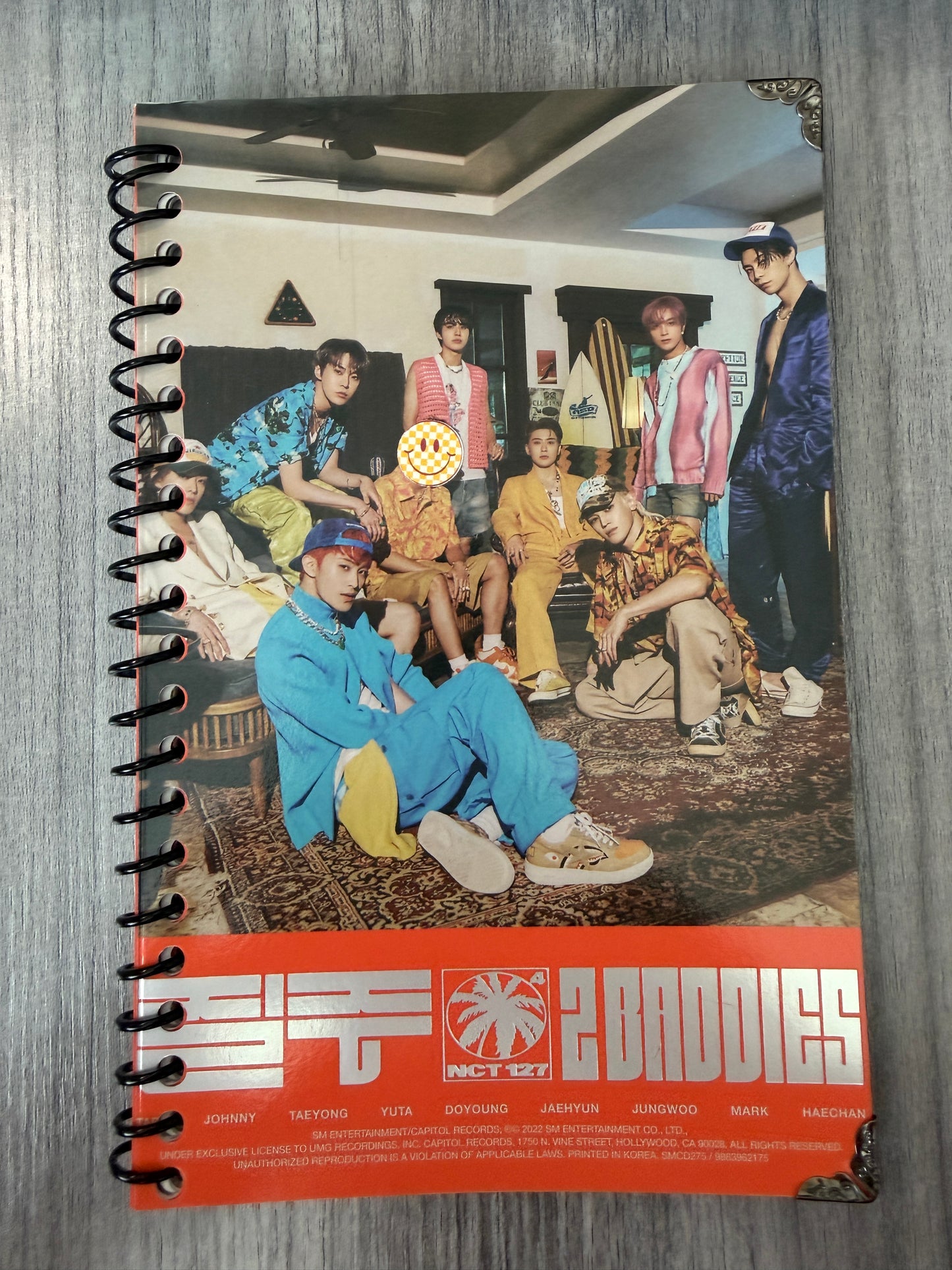 NCT 127 "2 Baddies" Notebook (Includes CD)