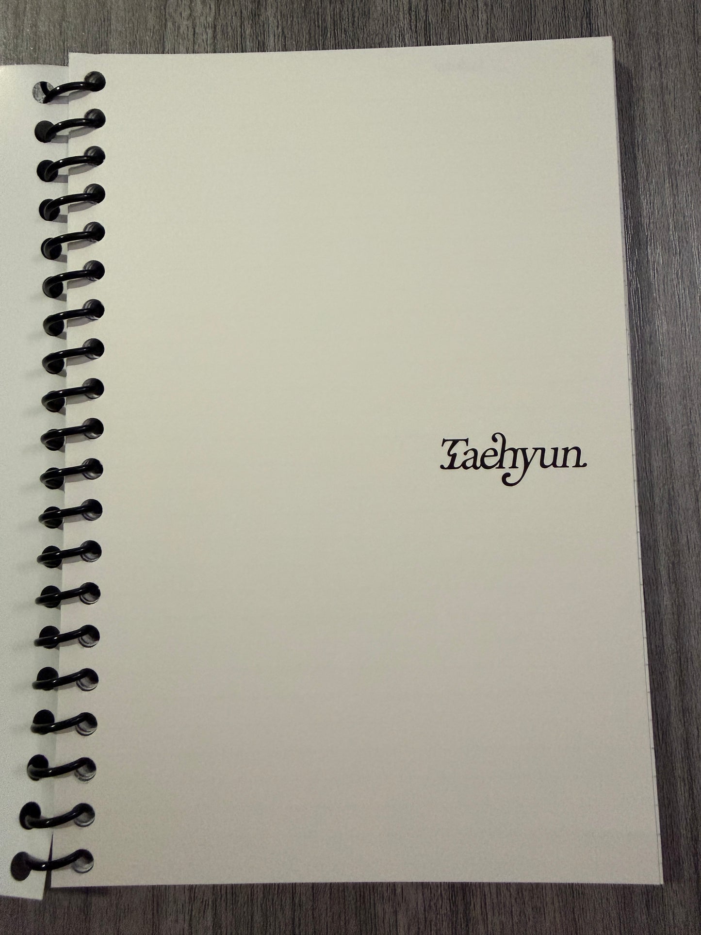 TXT "The Name Chapter: TEMPTATION (Taehyun Ver.)" Notebook