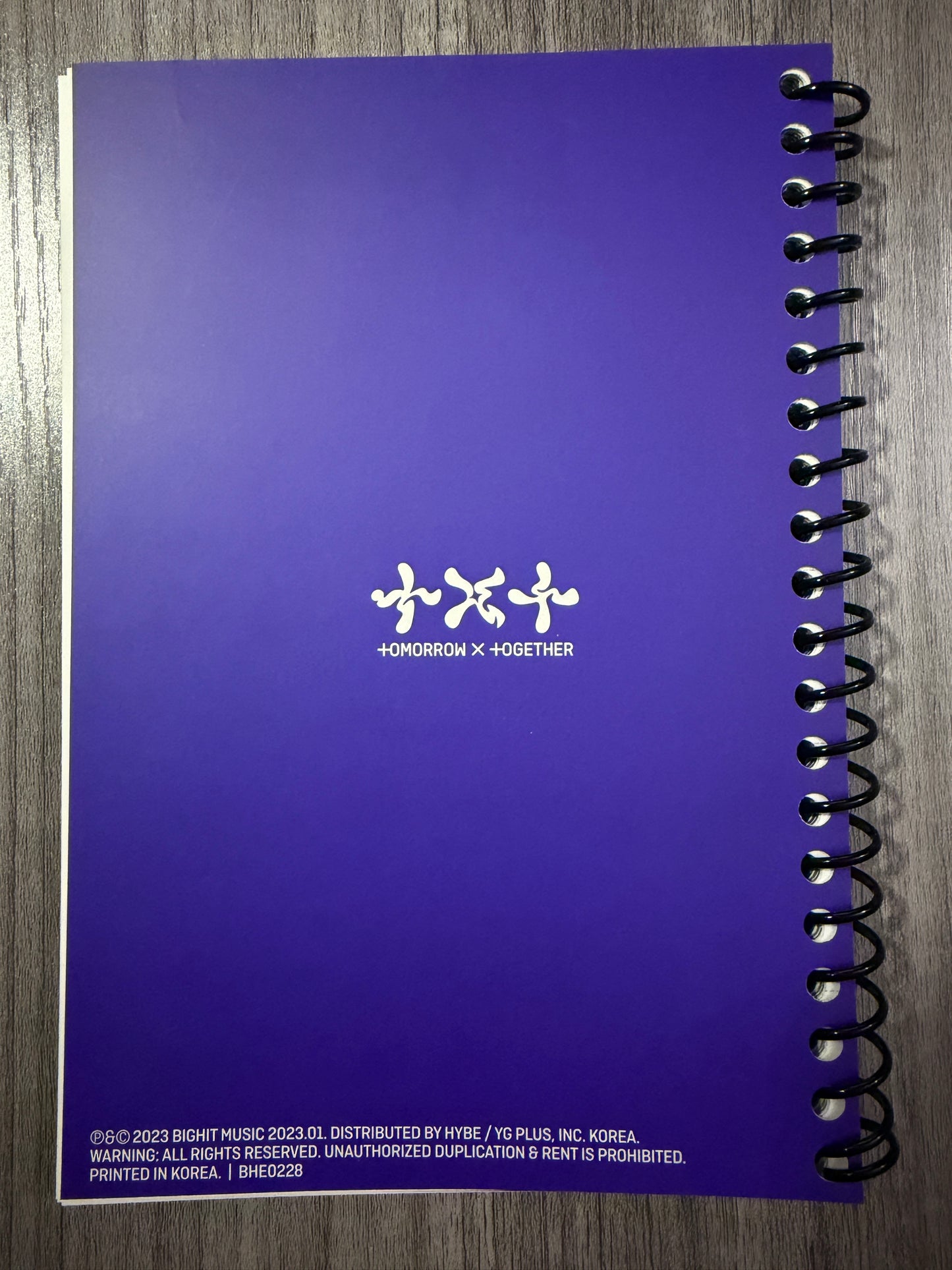 TXT "The Name Chapter: TEMPTATION (Taehyun Ver.)" Notebook