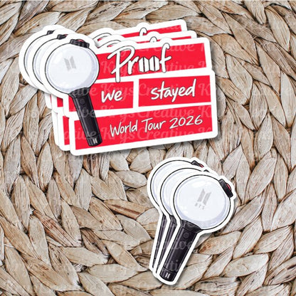 Army Proof World Tour Stickers (Freebie Packs)