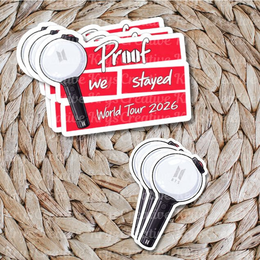 Army Proof World Tour Stickers (Freebie Packs)