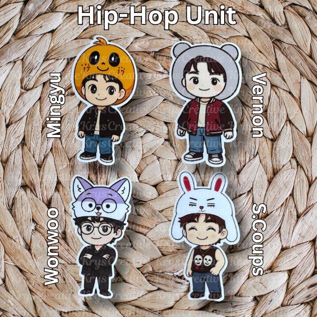 Seventeen x Miniteen: Plush Hat Stickers