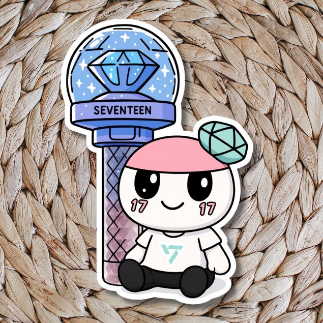 Bongbongie & Carat Bong Vinyl Sticker (3in)