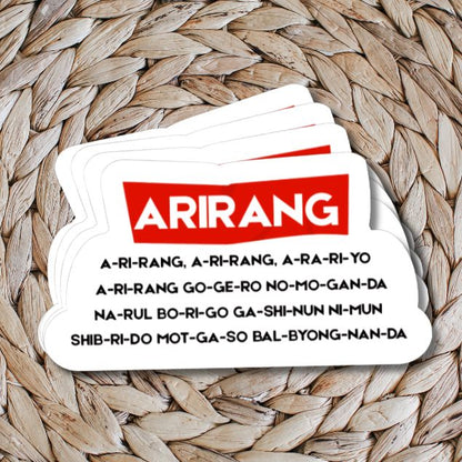 BTS "Arirang" Lyric Freebie Stickers
