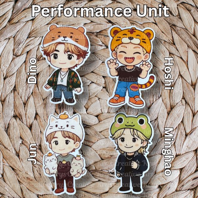 Seventeen x Miniteen: Plush Hat Stickers