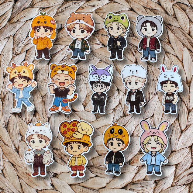 Seventeen x Miniteen: Plush Hat Stickers